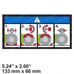 Picture of Decal - Wheel Lock Setting