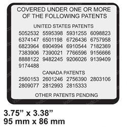 Picture of Decal-Patent- Telehandlers