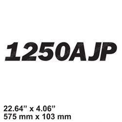 Picture of Decal - Model 1250ajp