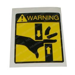 Picture of Decal - Warning Crush Hand