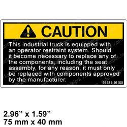 Picture of Decal - Caution