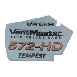 Picture of Decal - Ventmaster 572-Hd