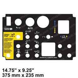 Picture of Decal - Platform Control Panel
