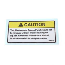 Picture of Decal-Caution Access Panel