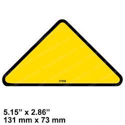 Picture of Decal - Triangle Yellow