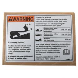 Picture of Decal, Warning, Runaway