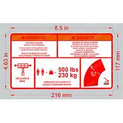 Picture of Decal Cap  500lb (can/Fre