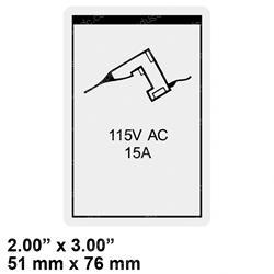 Picture of Decal - Power to Platform 115v