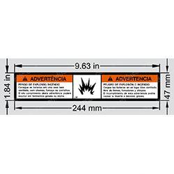 Picture of Decal - Battery Vent (sp)
