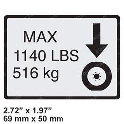 Picture of Decal Wheel Load(d/L/B/J/Chi)