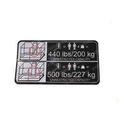 Picture of Decal Capacity Mtb T350