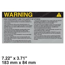 Picture of Decal - Warning