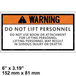 Picture of Decal - Warning Pcn 010240