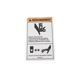 Picture of Decal Warn Crush Hazard Hand