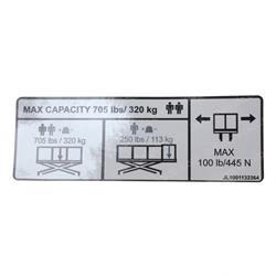 Picture of Decal - Max Capacity 705 Lbs
