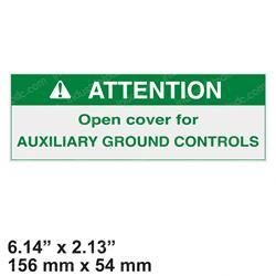 Picture of Decal - Attn Aux Ground Contro