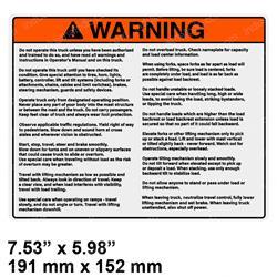 Picture of Decal - Safety Mylar  Pdc