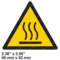 Picture of Decal - Caution Heat