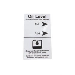 Picture of Decal Label Rykon/Fluid Level