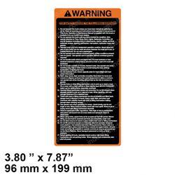 Picture of Label-Warning