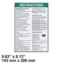 Picture of Decal-Op Inst-Plat-Gs30-Aus