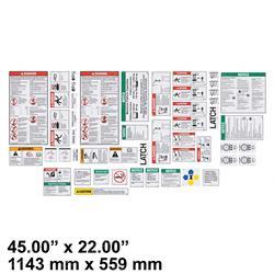 Picture of Decal Kit Safety/Inst Wrd Gs68