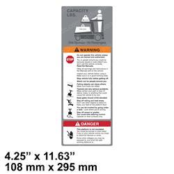 Picture of Warning/Capacity Label