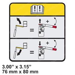 Picture of Decal,manual Descent Jib Instr