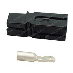 Picture of Connector - Single Black 75 Amp