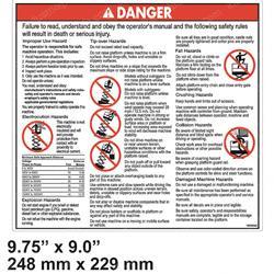 Picture of Decal - Danger General Safety