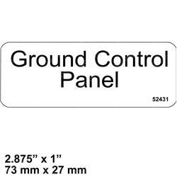 Picture of Decal - Grnd Control Panel