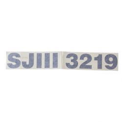 Picture of Label Sjiii 3219 E Models