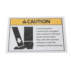 Picture of Decal - Crushing Hazard
