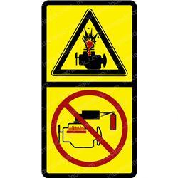 Picture of Decal Warning Ether Start