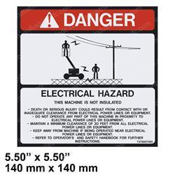 Picture of Decal - Danger Electrical Haz