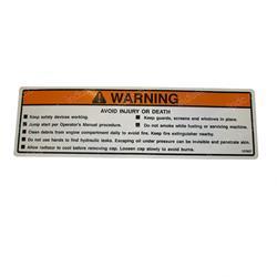 Picture of Decal/Warning