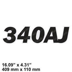 Picture of Decal - Model 340aj