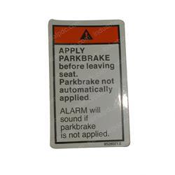 Picture of Label Park Brak