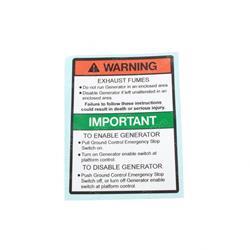 Picture of Decal Generator Danger (eng)