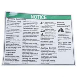 Picture of Decal - Operating Instructions