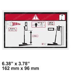 Picture of Decal - Floor Height + Load