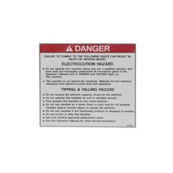 Picture of Decal - Elect/Trip Hazard