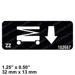 Picture of Decal - Platform Down
