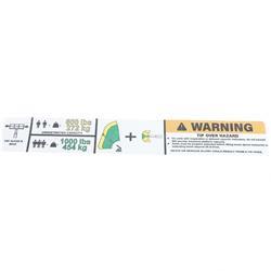 Picture of Decal - Warn. Dual Cap. (ansi)