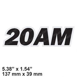 Picture of Decal-Model Desig. 20am