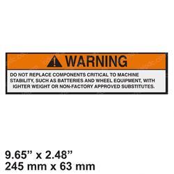 Picture of Decal - Do Not Remove Componen