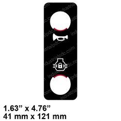 Picture of Decal - Horn and Lock Cover