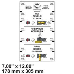 Picture of Decal - Fill/Flush/Flow