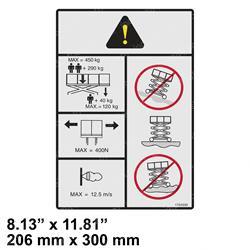 Picture of Decal  Capacity (450kg) (