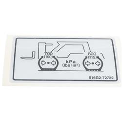Picture of Decal, Air Pressure